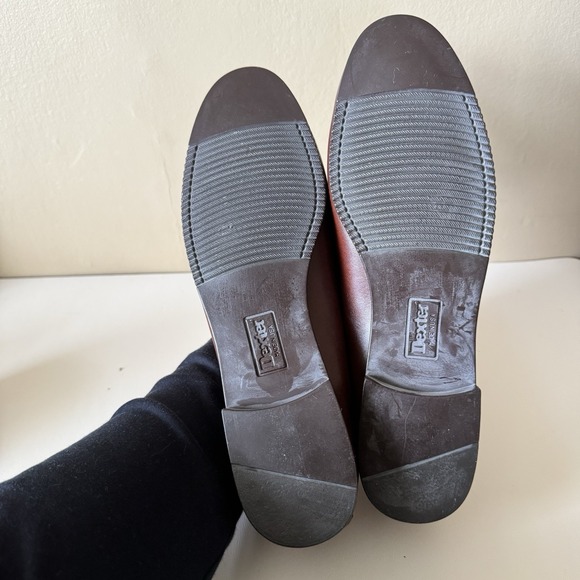 Vintage Dexter Women's Brown Leather Loafers US 7 Tassels Academia Office Prep - Picture 6 of 9